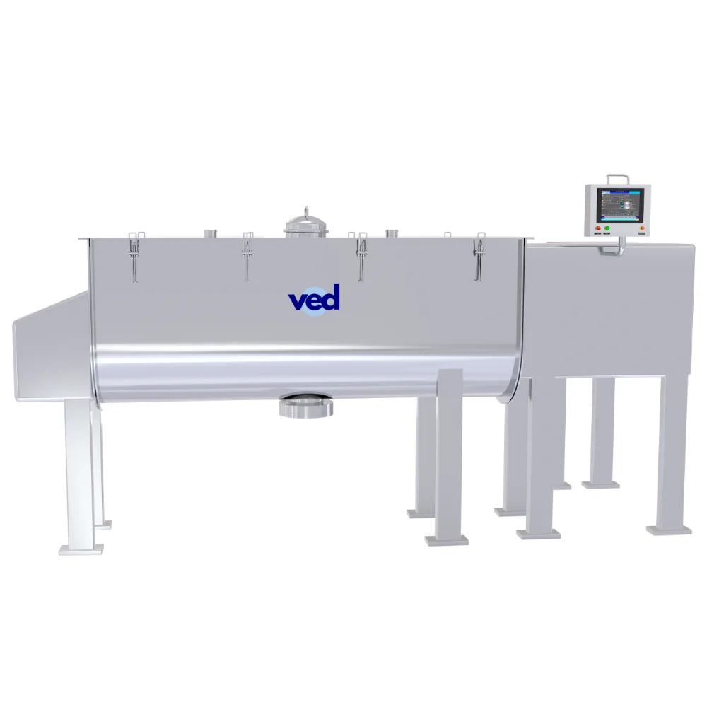 Ribbon Blender Front View with HMI 10K